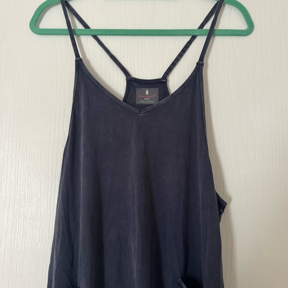 Free People Hot Shot Onesie XS Navy Color